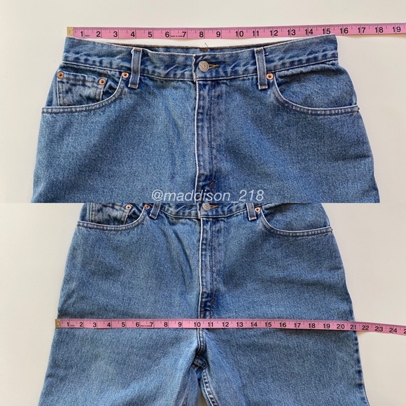 Levis Vintage 550 High Rise Straight Leg Dad Jeans 31” waist - Picture 11 of 15